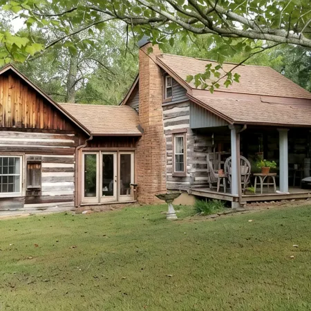 Authentic 1800s Century Kentucky Log Cabin Land Bewteen the Lakes