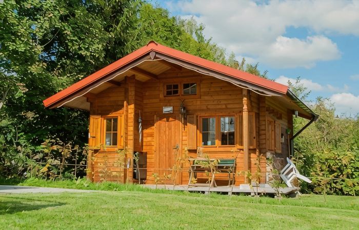 Gemütliches Blockhaus auf Schönem Campingplatz