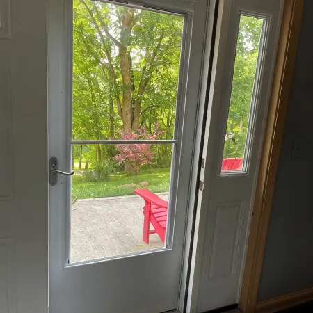Beautiful lower level of house in nature with wildlife all around.