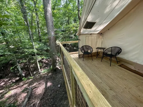 Valley Overlook - Glamping Tent N2 - the heart of Cuyahoga Valley National Park