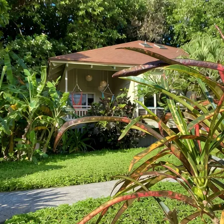 Hawaiian Chic Crater Retreat-Private Crater Oasis with a Serene Pool, Near Beach