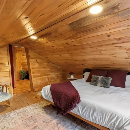 A-Frame Hot tub Retreat - Firepit, Grill, EV & Dog Friendly, Close to N. Conway.