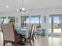 5BR/4.5B Beach House- heated pool, deep water dock, walk to beach! - 4-Star