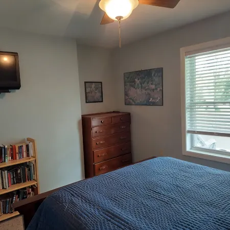 NEW for 2024, 6 person hot tub. Spacious country home with large back yard.