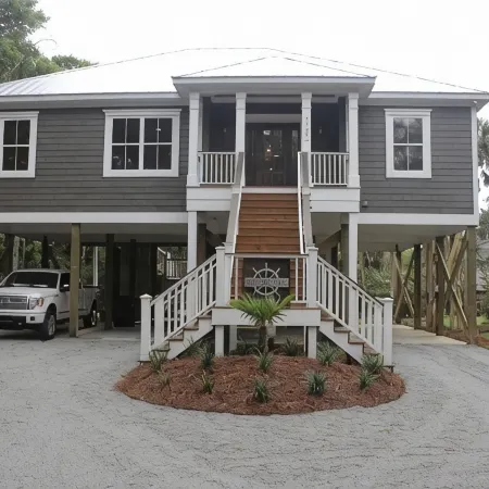 SEABATICAL. Lovely beach house steps to the beach with private pool