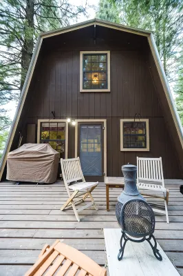 Modified A Frame Cabin.King bed. Only mins. from Ski Cloudcroft and the village. - Chalets