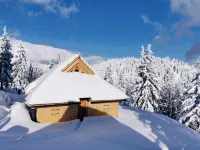 Koča Žafran - Velika Planina - Bergblick