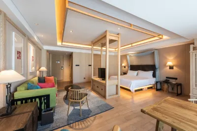 22℃부티크 테마 호텔(하얼빈췬리위안다스포츠파크 지하철역) 라일락 공원 주변 호텔