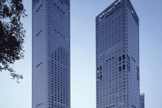 北京パークハイアットホテルの外観の様子