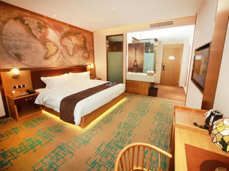 James Joyce Coffetel(Qingdao Jiaodong International Airport Jiaodong Metro Station) Отели рядом со станцией Qingdaojichang Railway Station