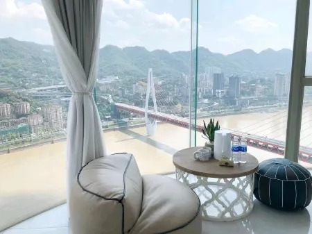 Angela·Angel High-rise River View Homestay (Jiefangbei Hongyadong Branch, Chongqing)