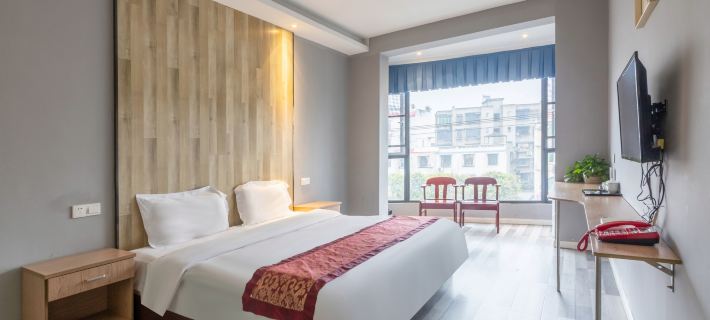 Meishan Langtaosha Business Hotel Các khách sạn ở Mi Sơn