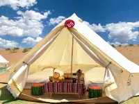 The desert camping hotel of the proprietress of Shapotou, Zhongwei
