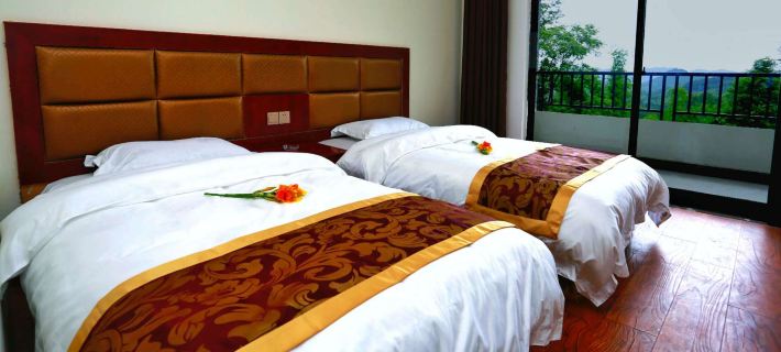 Tiantai Mountain Guanlan Hotel Hotel di Qionglai