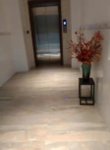 See the big hotel every day