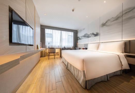 호텔 조식 뷔페 전경