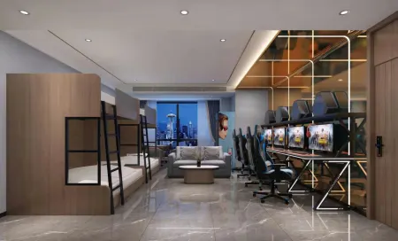 Jiuyu E-sports Hotel (Anyang Wanda Plaza Country Garden Tianhui Branch) Отели рядом с достопримечательностью «Anyang Normal University (New Campus)»