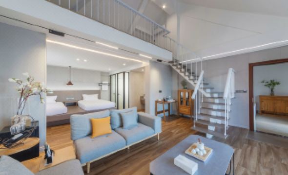 Bolan coffee resort on Meizhou Lsland