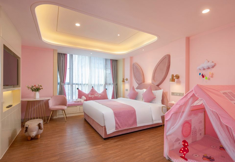 난춘완보 지하철역 근처 도심의 모습