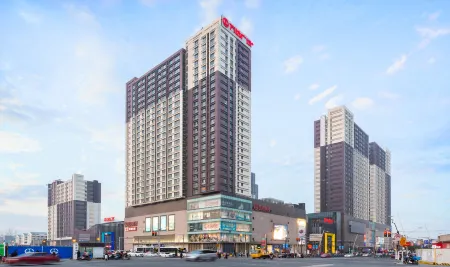 Suju Service Apartment (Shanghai International Tourism and Resorts Zone Zhoupu Wanda) Отели рядом с достопримечательностью «Shanghai Customs College»