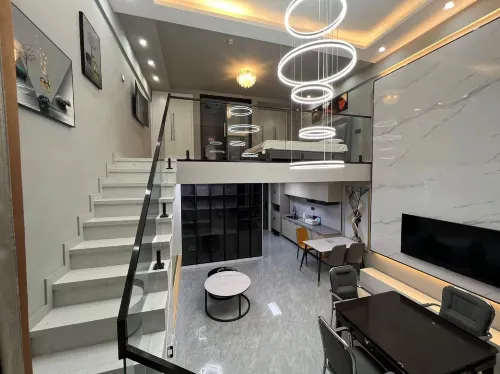 Chang'an City Yunban Loft Projection Self-Service Apartment Hotel a Meihekou