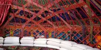 Kanas Birch Hotel - 豪华蒙古包 -  8人入住（共享浴室）