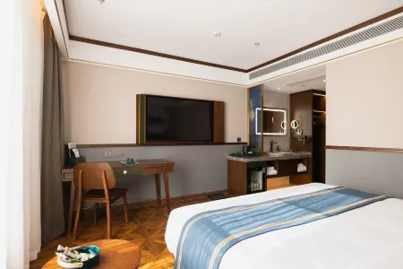 Nostalgia S Hotel (Beijing Fangshan University Town Guangyangcheng Metro Station) Отели рядом с достопримечательностью «Haotian Park»