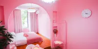 Chongqing Doudouwo Hotel - Room Destacada Romántica Rosa (cama Doble)