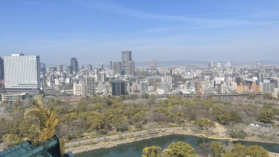 這裡是大阪城的核心景點,展示了大阪城的歷史遺迹。参觀了古堡和