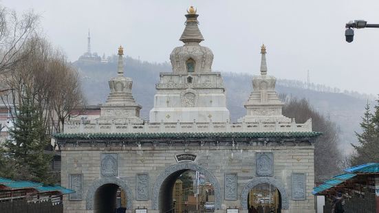 不说寺庙本身，单说从大门口到每一个殿门口全都是十几个人跟着你