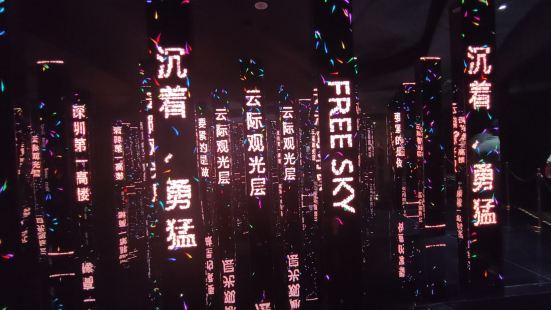 第一高楼俯瞰深圳 景色很美 鲁迅照片修复展非常清晰生动 还参