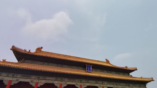 🌳🌺站在太和殿上，您可以俯瞰周围故宫和北京老百姓生活的区