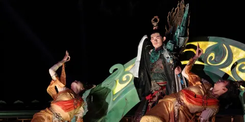 《何以懸空寺》山水實景演出