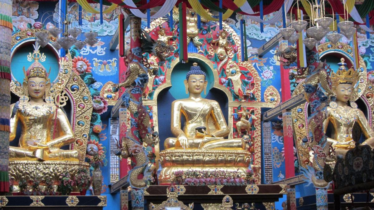 Namdroling Monastery Golden Temple