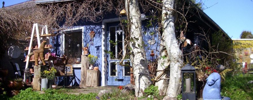 Keramik Töpferei Usedom mit Katzen-Kabinett