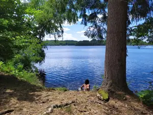 Lake Vassivière Beach