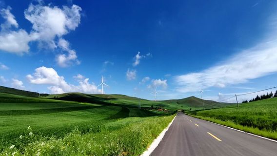 Starting Point of the Guyuan Grassland Sky Road