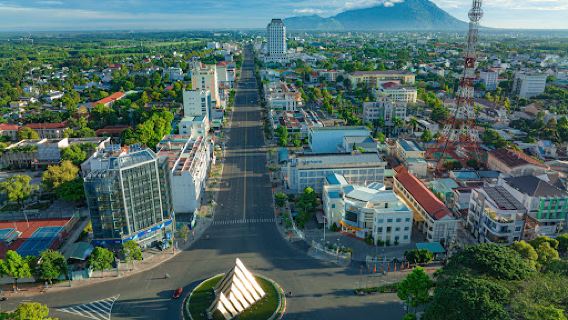 Tay Ninh Decorated Roundabout