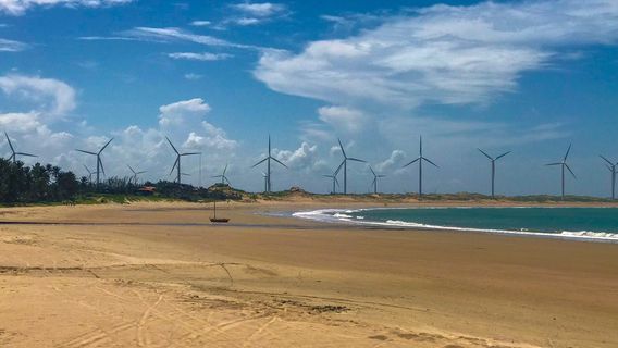 Beach Of The Icarai De Amontada-CE