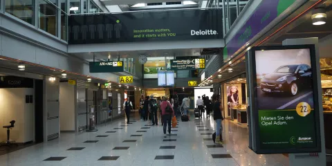 杜塞爾多夫機場露台