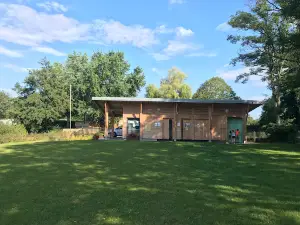 Camping municipal, lac du Marnant, La Nocle-Maulaix