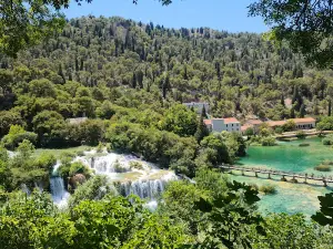 Krka-Waterfalls Entrance at Lozovac