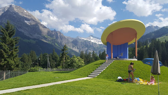 Panorama Schwimmbad Gruebi