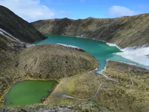 Laguna Verde Volcan Azufral