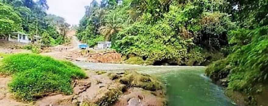 wisata alam pemandian bahbolon huta bayu Desa Bartong