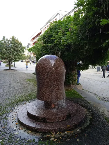Granite fountain