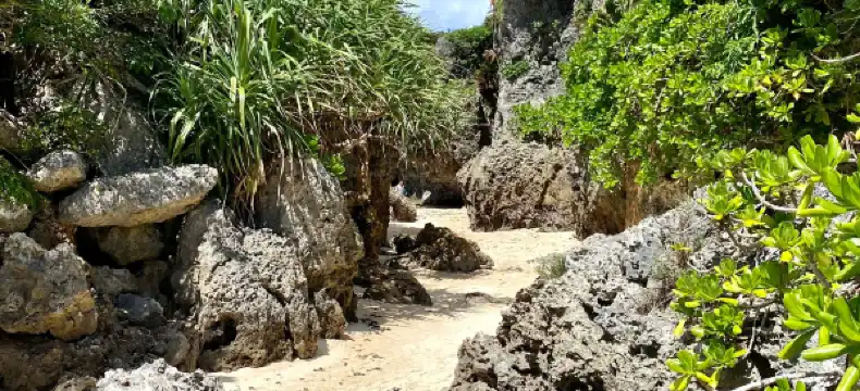 与論島のホテル