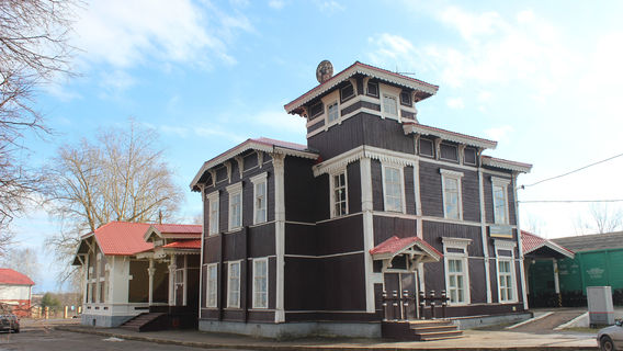 Wooden Train Station Borovichi