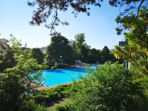Indoor and outdoor wave pool Mellrichstadt
