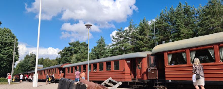 Steam train Österlen-museum railway